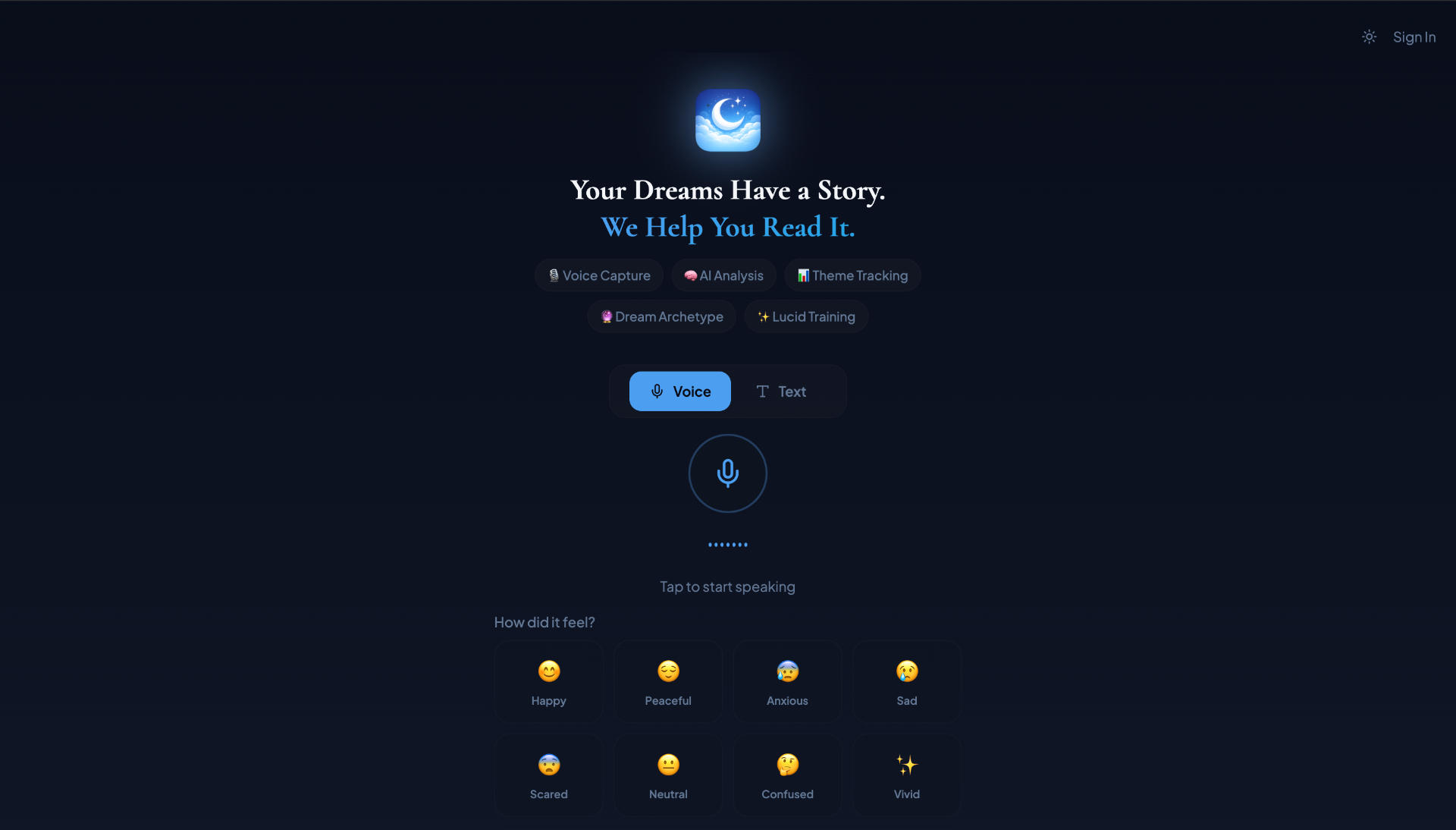 DREAM JOURNAL screenshot