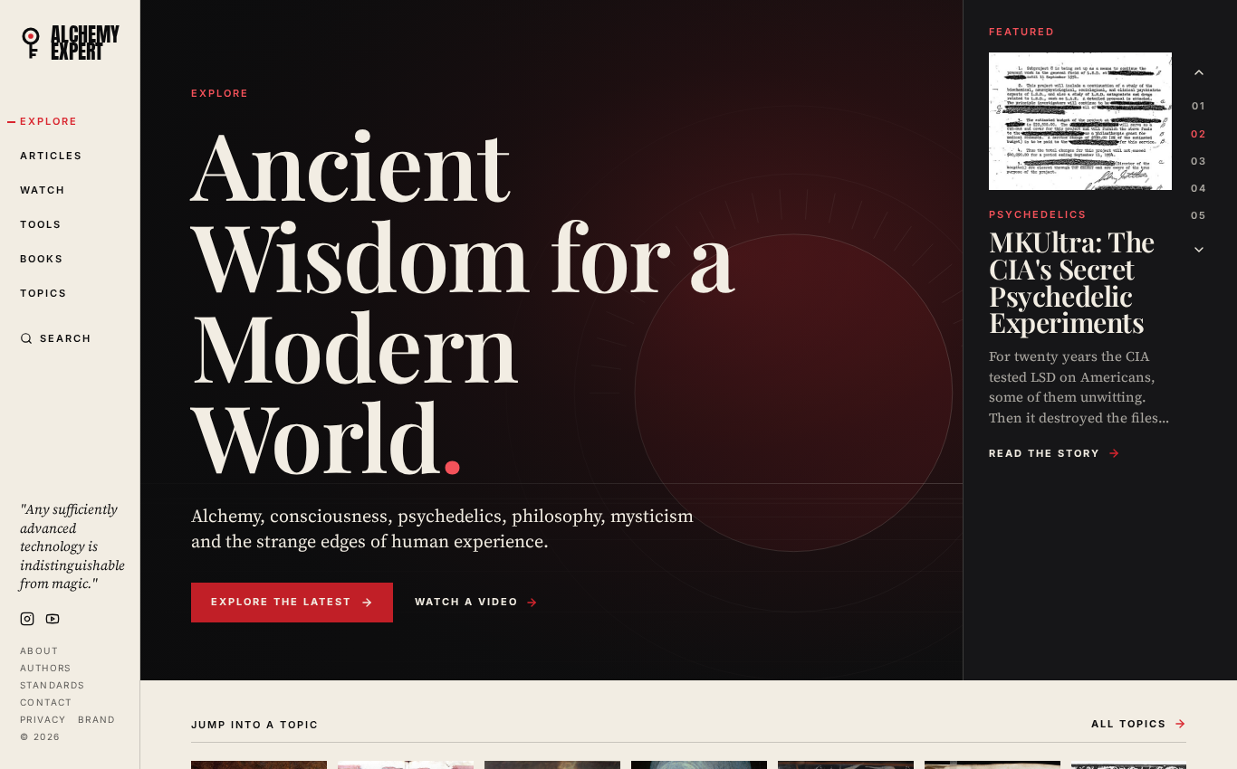 ALCHEMY.EXPERT screenshot